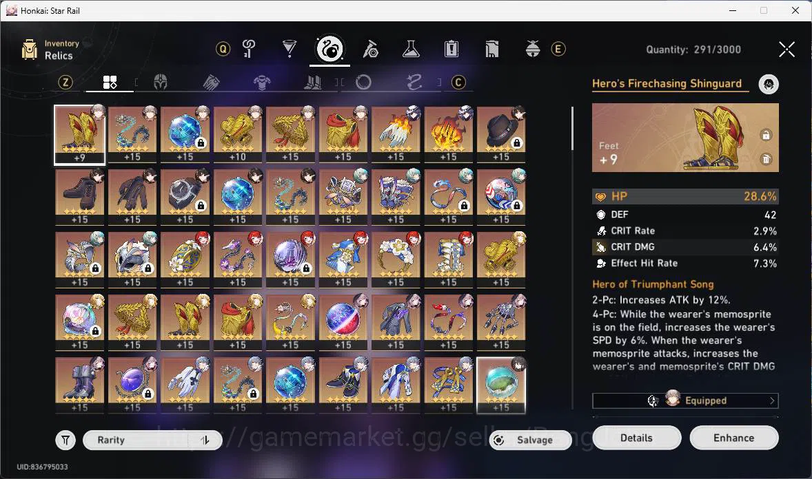 Honkai Star Rail Accounts Others ASIA|TL 68|13 Limit|PremTeam 10