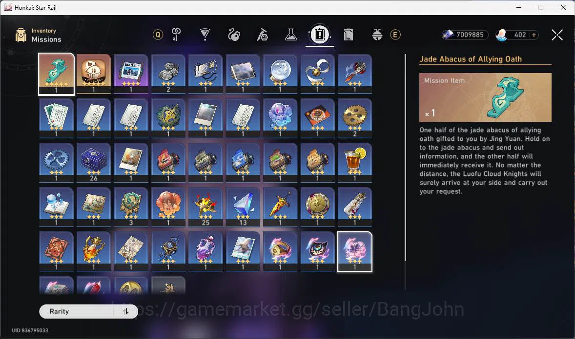 Honkai Star Rail Accounts Others ASIA|TL 68|13 Limit|PremTeam 13