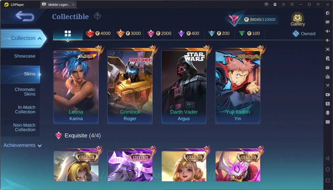 Mobile Legends: Bang Bang Accounts Global|Hero 132|Skin 376|Exalted|Legend Alu|STARWA image 11