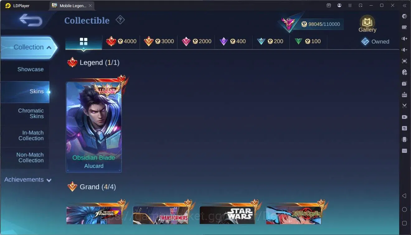 Mobile Legends: Bang Bang Accounts Global|Hero 132|Skin 376|Exalted|Legend Alu|STARWA image 12