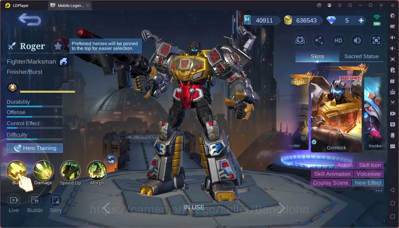 Mobile Legends: Bang Bang Accounts Global|Hero 132|Skin 376|Exalted|Legend Alu|STARWA image 7