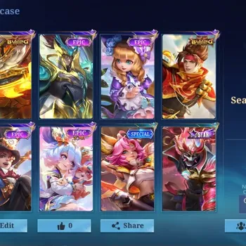 Mobile Legends: Bang Bang Accounts Collector Global|68Hero 60Skin|Seasoned|Blazing Franco Claude|Epic Zilong Harley Change