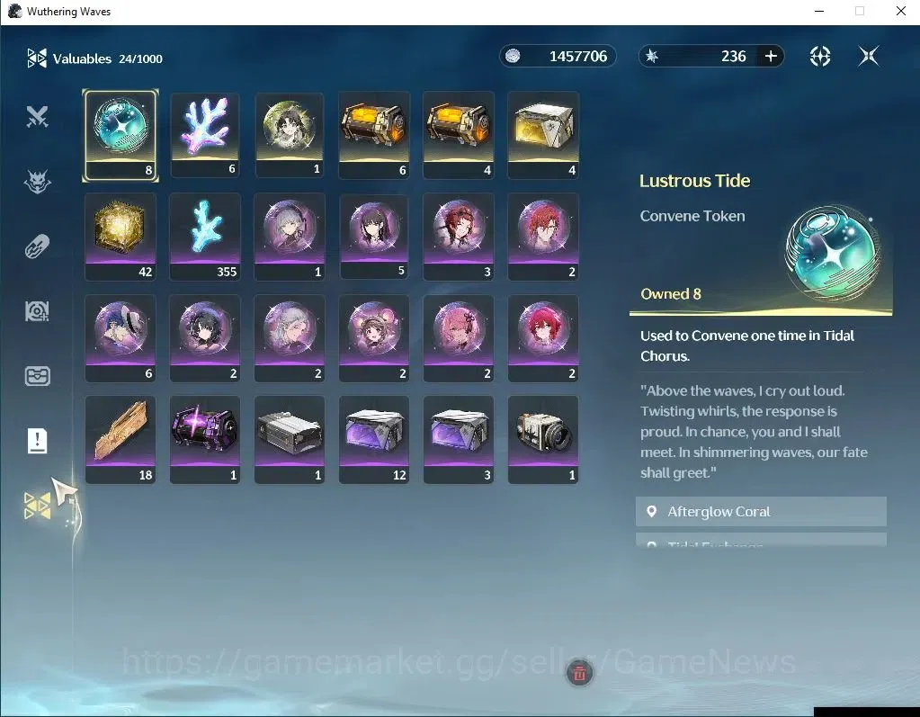 Wuthering Waves Accounts NA | UL 8 | 4 Limited | Mornye+Sign,Aemeath,Lynae, image 9