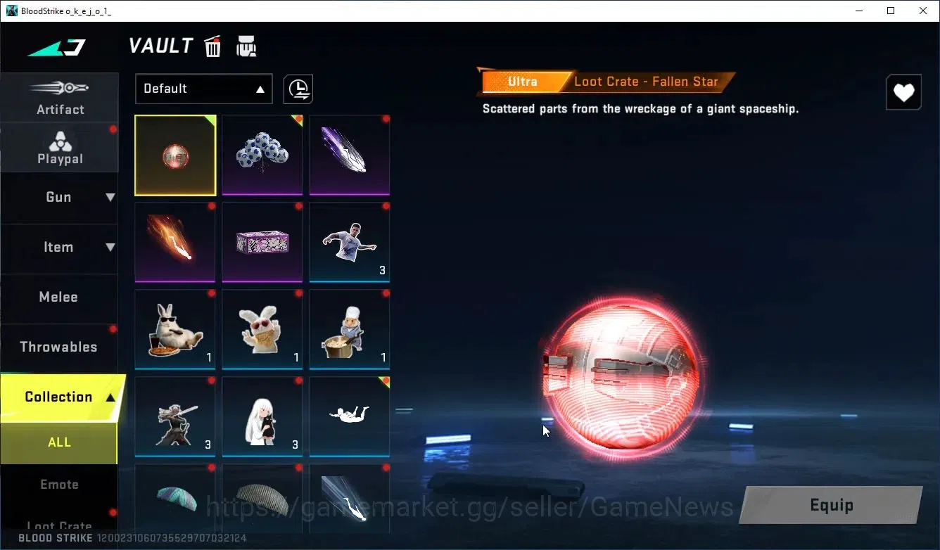 Blood Strike Accounts Collab Skin ASIA|COLLAB ENZO Kraken+2 ULTRA[Nova-PitchStrike,Ethan]|Limited Origin12|3 12