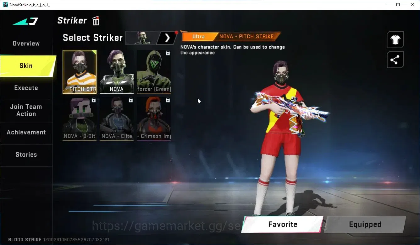 Blood Strike Accounts Collab Skin ASIA|COLLAB ENZO Kraken+2 ULTRA[Nova-PitchStrike,Ethan]|Limited Origin12|3 5