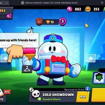 Brawl Stars Accounts Global |11 Brawler|2 Max hypercharge(Edgar,Maisie)|1270 Bling|50 Gems|1 Rare,4 Epic Skins| ProtectOff