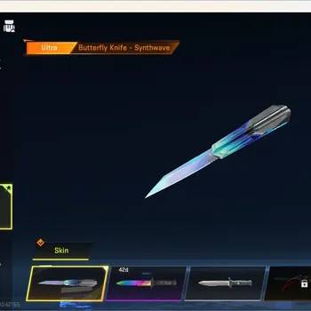 Blood Strike Accounts Rare Skin ASIA | 2 Eternal Gun: QBZ95-Whisper Lv.2,MP7-Tidesong Lv.3|Ultra Melee Butterfly