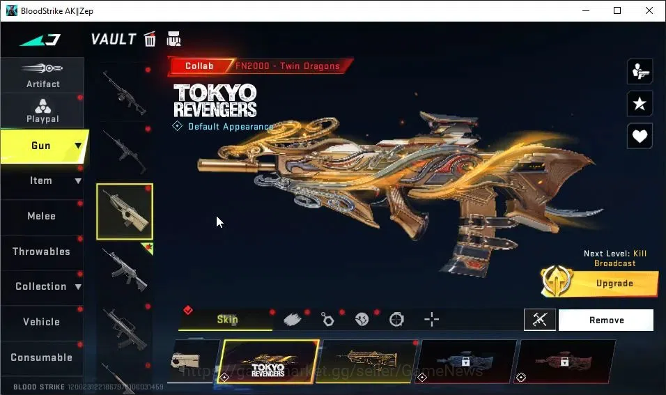 Blood Strike Accounts ASIA|Collab 7DS[Galil,AK47,Kar98k,QBZ95]|ETERNAL D image 10