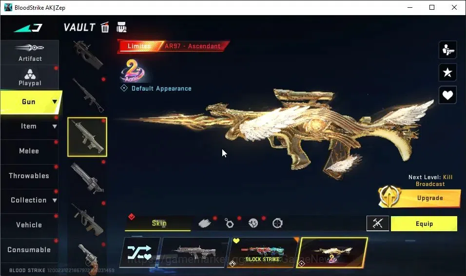 Blood Strike Accounts ASIA|Collab 7DS[Galil,AK47,Kar98k,QBZ95]|ETERNAL D image 13