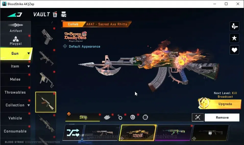 Blood Strike Accounts ASIA|Collab 7DS[Galil,AK47,Kar98k,QBZ95]|ETERNAL D image 15