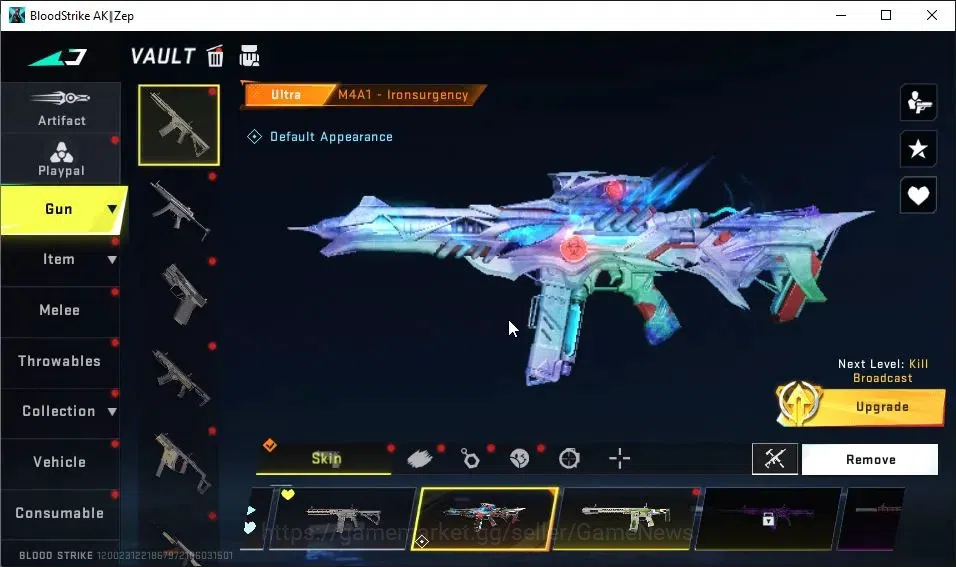Blood Strike Accounts ASIA|Collab 7DS[Galil,AK47,Kar98k,QBZ95]|ETERNAL D image 19