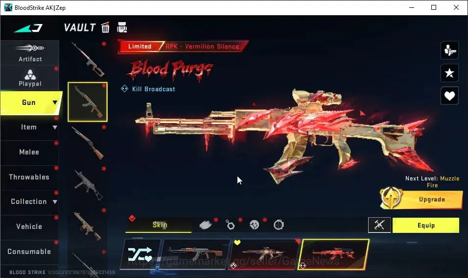 Blood Strike Accounts ASIA|Collab 7DS[Galil,AK47,Kar98k,QBZ95]|ETERNAL D image 8