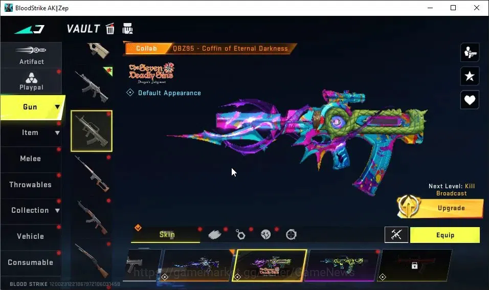 Blood Strike Accounts ASIA|Collab 7DS[Galil,AK47,Kar98k,QBZ95]|ETERNAL D image 9