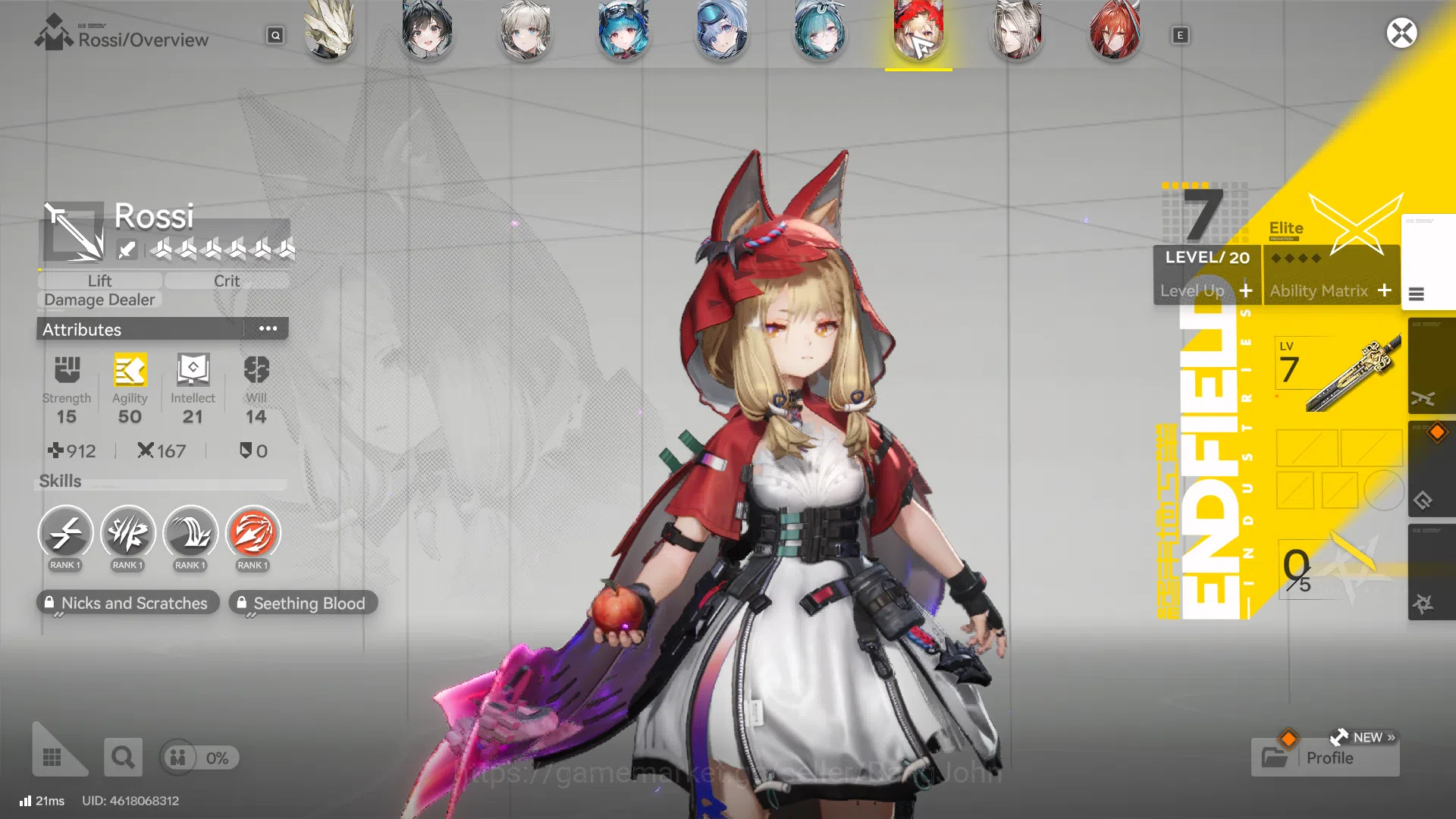 Arknights: Endfield Accounts ASIA |MidGame|4 Limit+3Sign|LaevatainP1 sign,Gilberta Sign, YvonneP1sign 6
