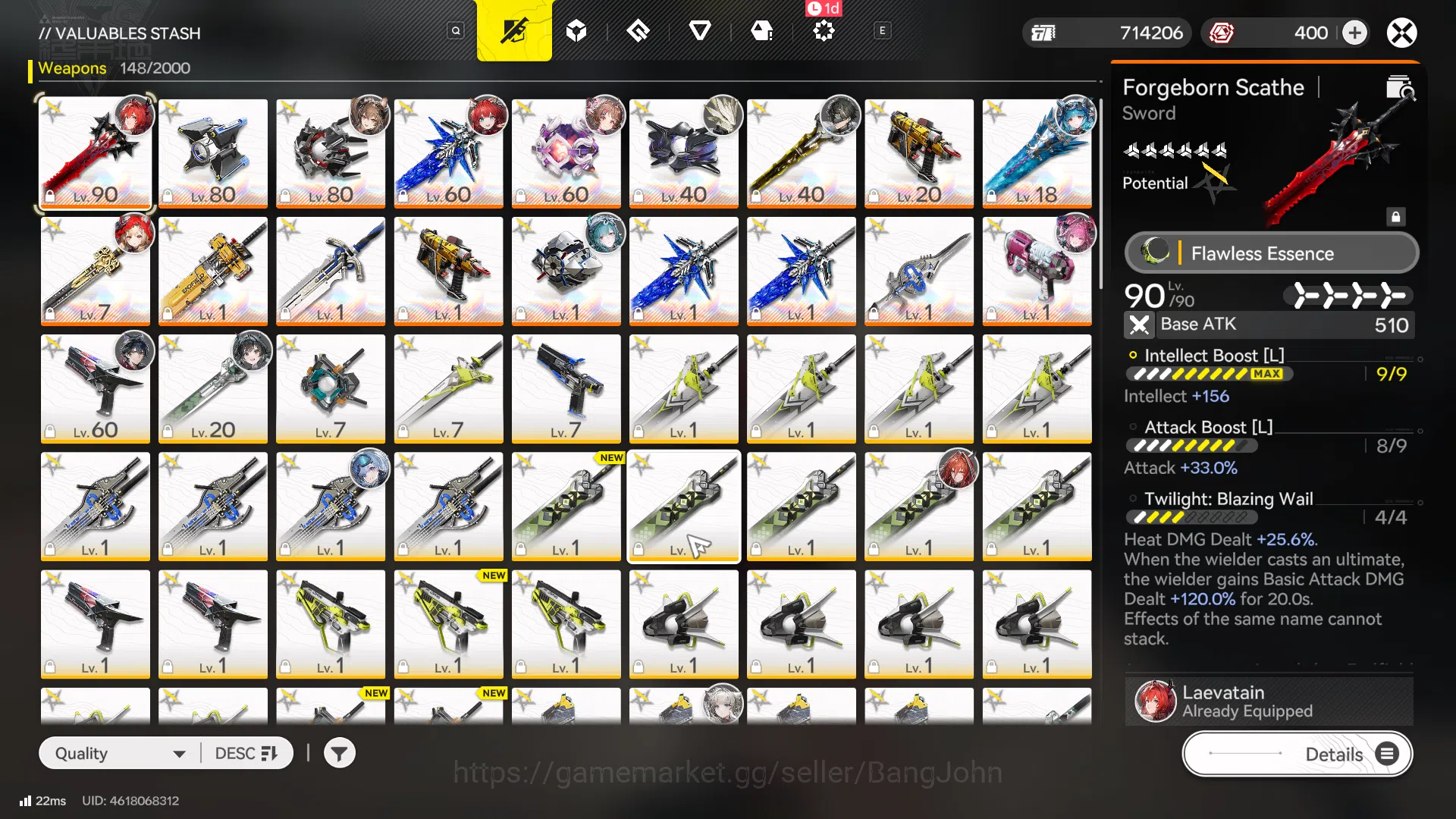 Arknights: Endfield Accounts ASIA |MidGame|4 Limit+3Sign|LaevatainP1 sign,Gilberta Sign, YvonneP1sign 8