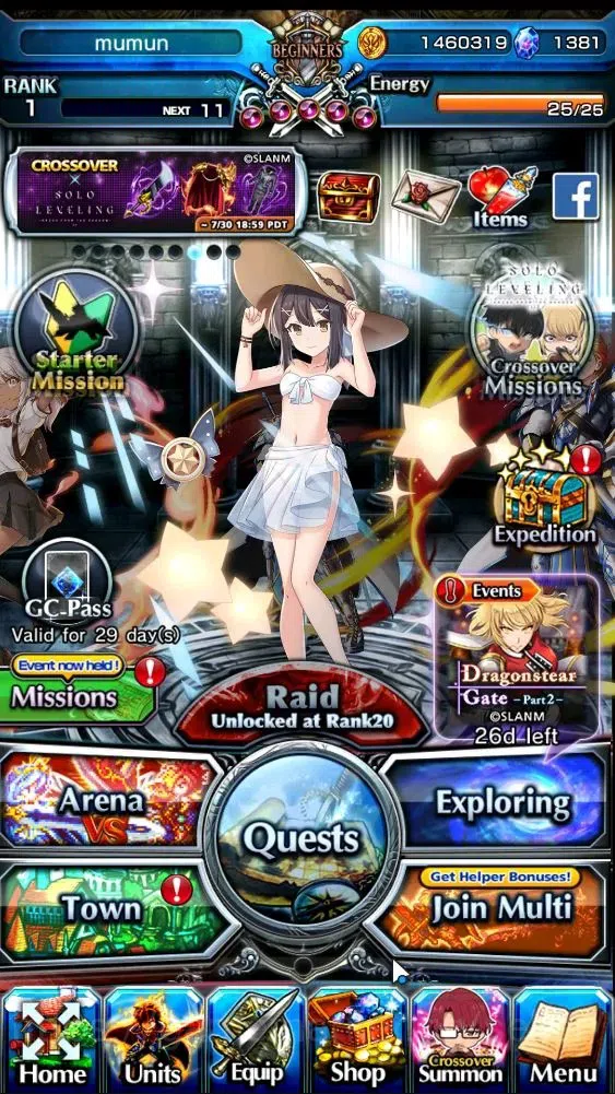 Grand Summoners Accounts Global|Rank 1|1381 Gems| 5 Ascend |Summer Miyu,Chl image 1