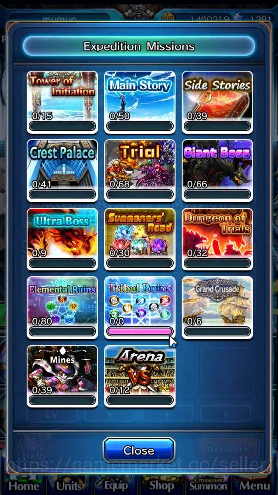 Grand Summoners Accounts Global|Rank 1|1381 Gems| 5 Ascend |Summer Miyu,Chl image 6
