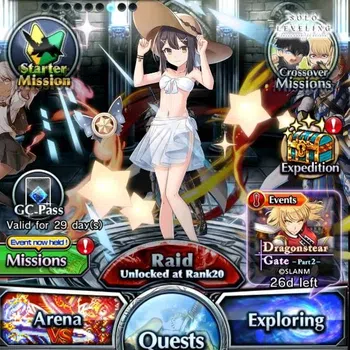 Grand Summoners End-Game Global|Rank 1|1381 Gems| 5 Ascend |Summer Miyu,Chl image 1