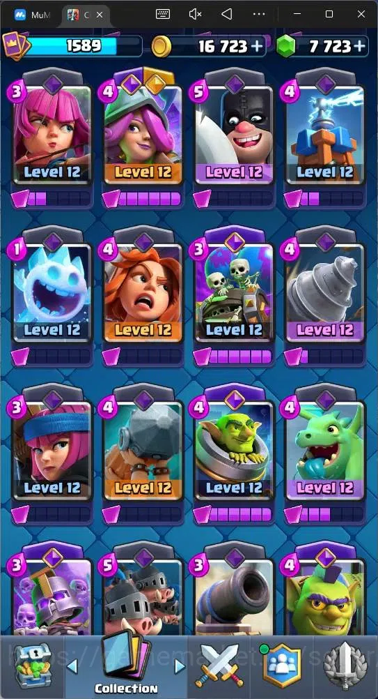 Clash Royale Accounts Mobile | CL 1589 | KTL 15 | Trophy 12000 | Card 12 image 10