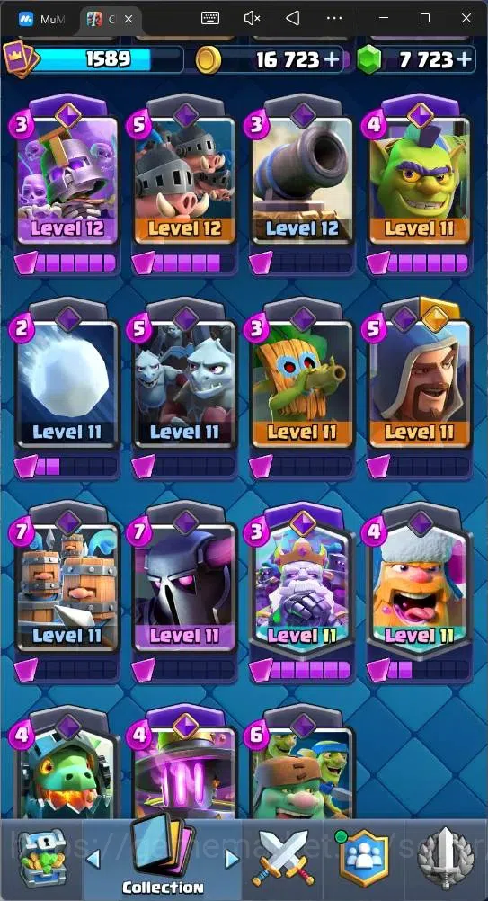 Clash Royale Accounts Mobile | CL 1589 | KTL 15 | Trophy 12000 | Card 12 image 11