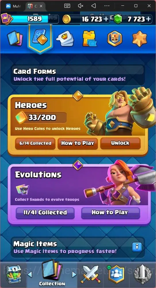 Clash Royale Accounts Mobile | CL 1589 | KTL 15 | Trophy 12000 | Card 12 image 14
