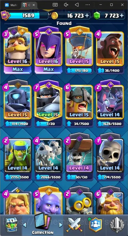 Clash Royale Accounts Mobile | CL 1589 | KTL 15 | Trophy 12000 | Card 12 image 8
