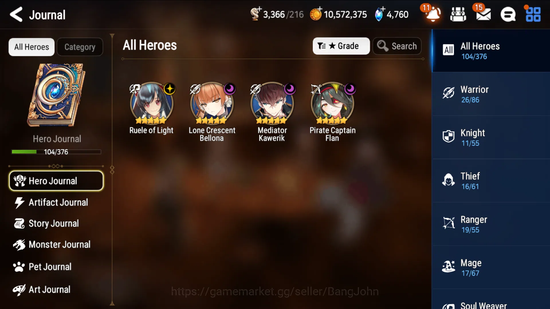 Epic Seven Accounts ASIA Unverif|4ML+1(Ruele,LCBellona,Mediator Kaweri image 12