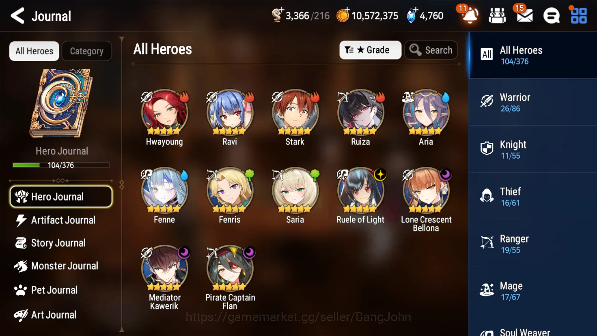 Epic Seven Accounts ASIA Unverif|4ML+1(Ruele,LCBellona,Mediator Kaweri image 13