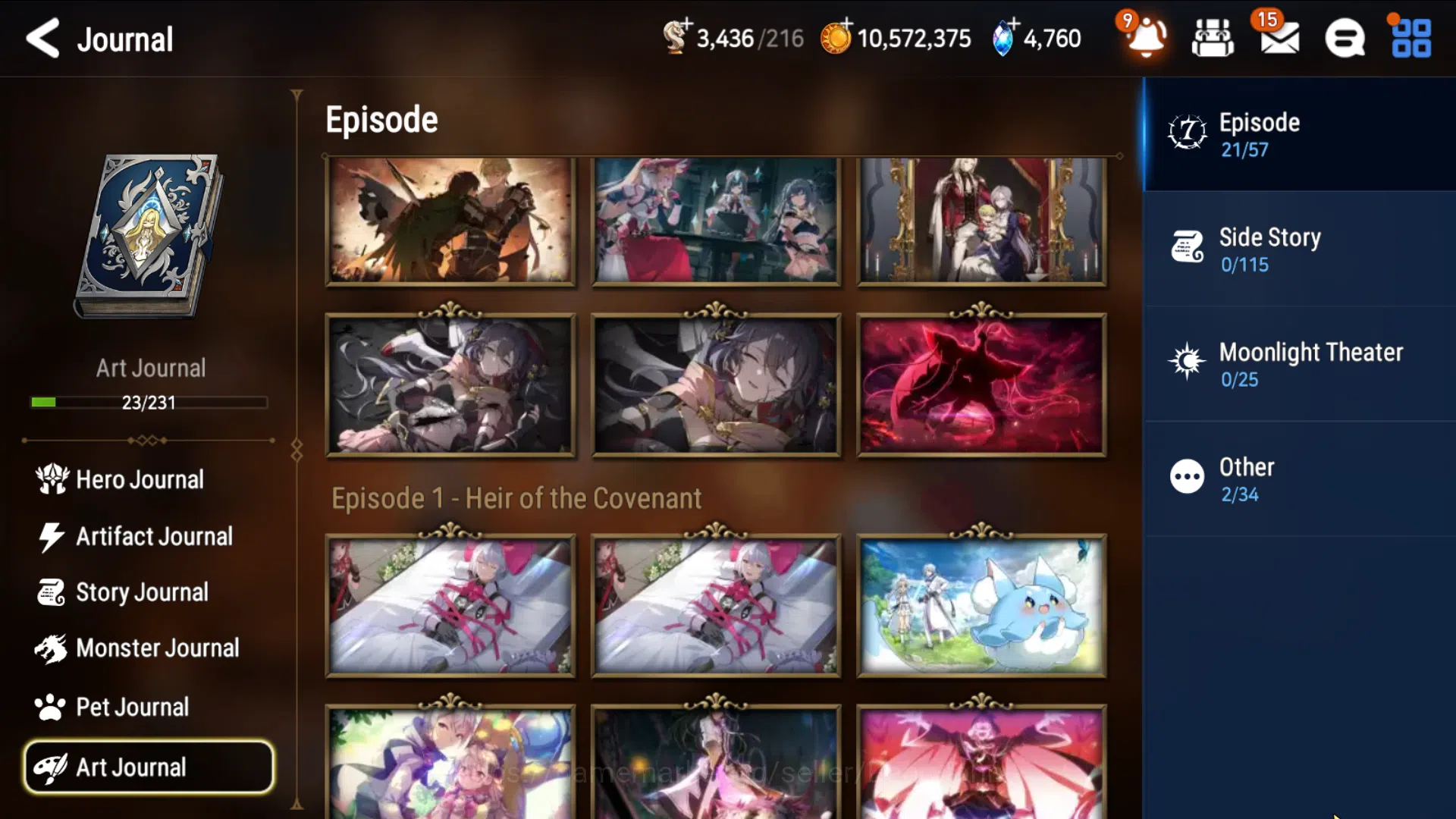 Epic Seven Accounts ASIA Unverif|4ML+1(Ruele,LCBellona,Mediator Kaweri image 7