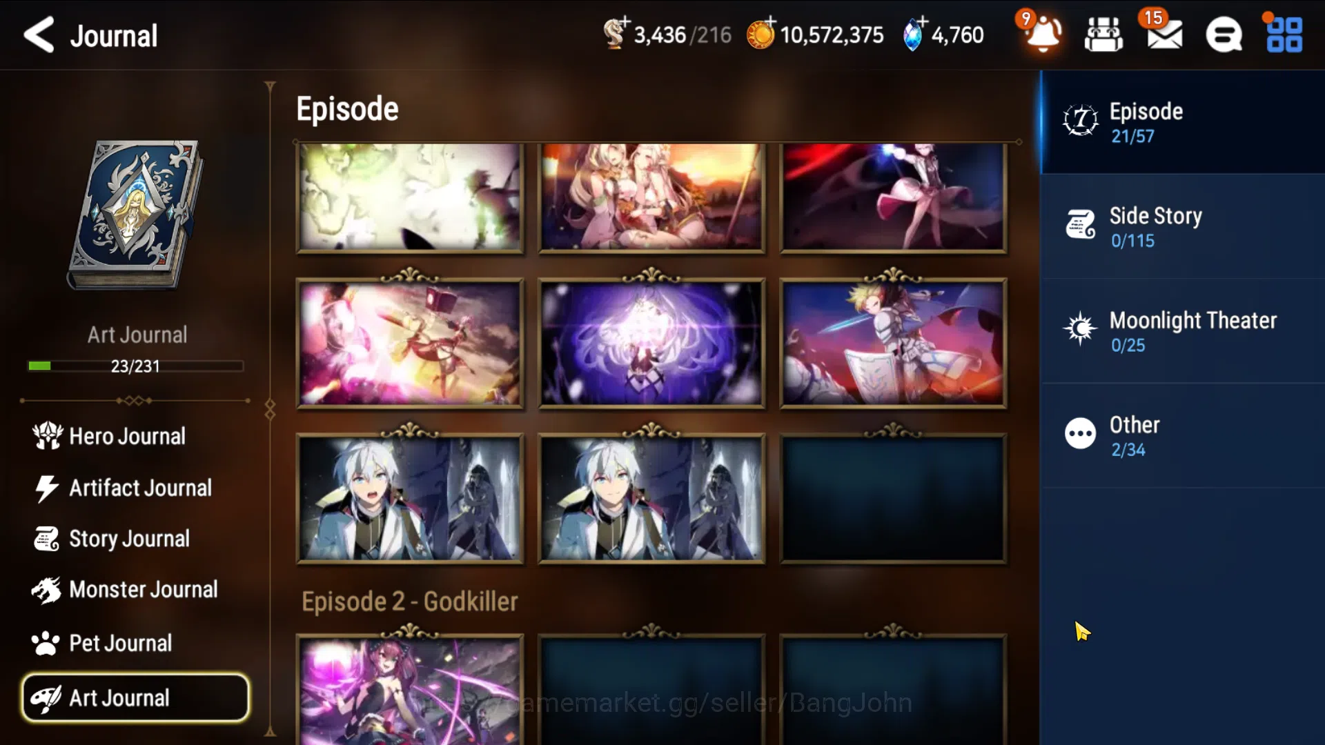 Epic Seven Accounts ASIA Unverif|4ML+1(Ruele,LCBellona,Mediator Kaweri image 8