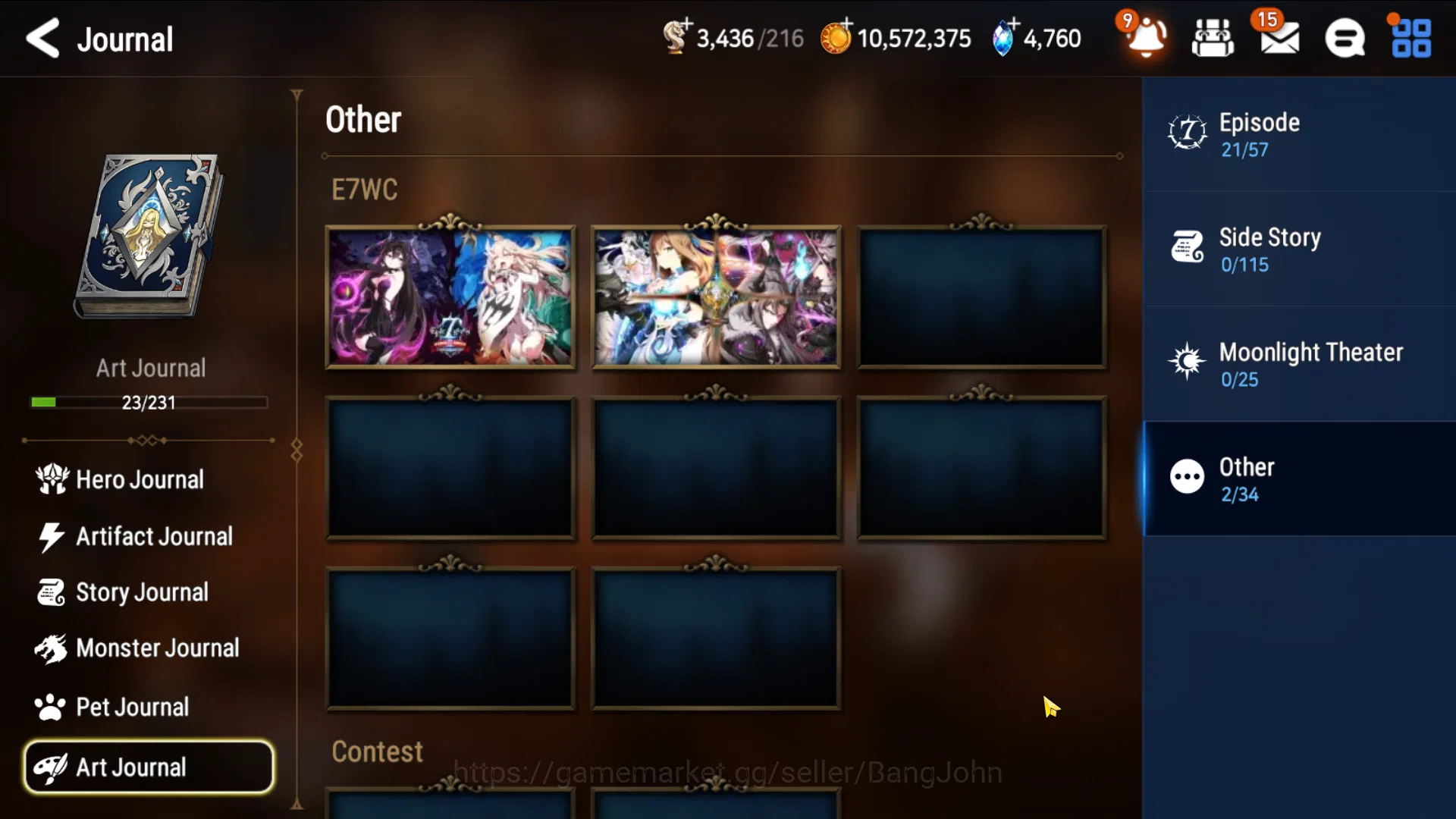 Epic Seven Accounts ASIA Unverif|4ML+1(Ruele,LCBellona,Mediator Kaweri image 9