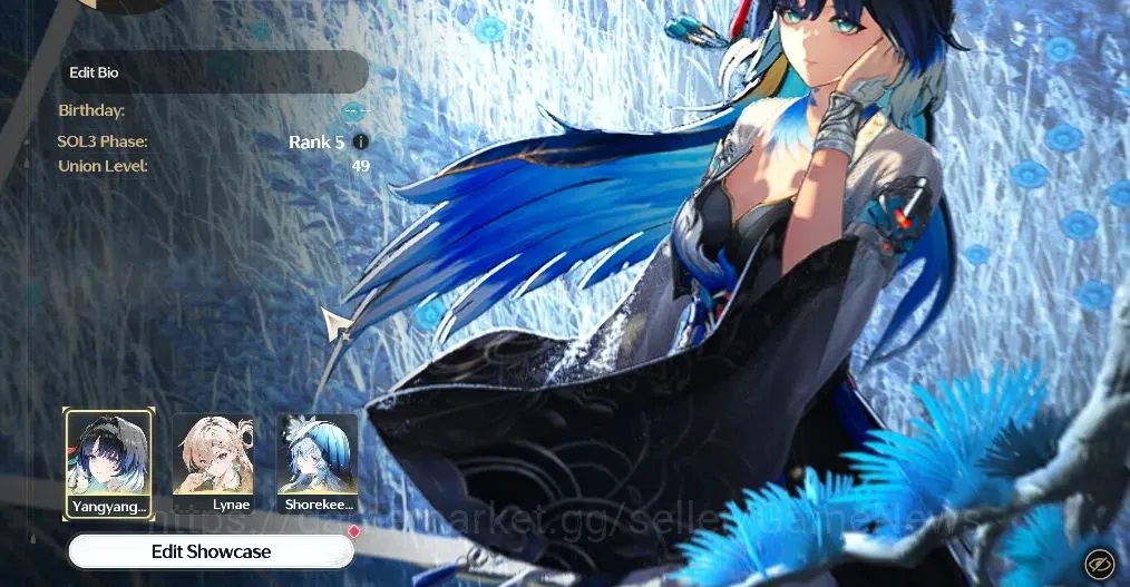 Wuthering Waves Accounts Starter EU|UL 49|5 Limited|Yangyang: Xuanling+Sign, Lynae+Sign, Zezhi, Shorekeeper, Rebecca |DB Lvl 1
