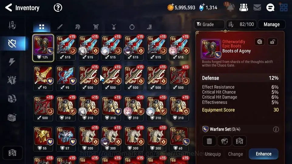 Epic Seven Accounts GLOBAL Unverif|New Era|4 ML(TM Luluca,Straze,FL Li image 14