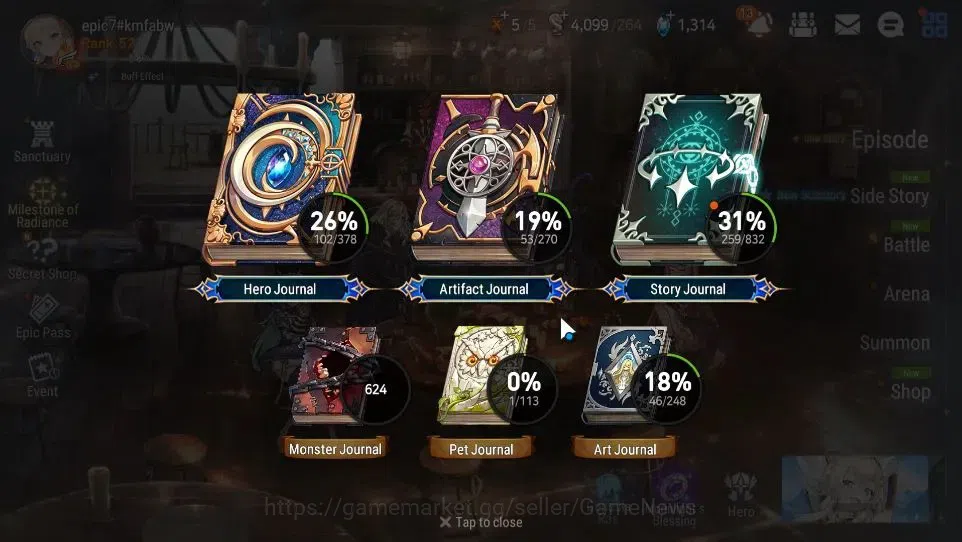 Epic Seven Accounts GLOBAL Unverif|New Era|4 ML(TM Luluca,Straze,FL Li image 3