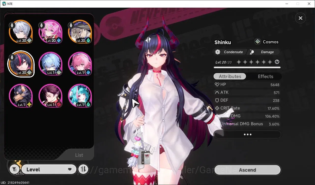 Neverness to Everness Accounts GLOBAL SEA|HL 9| 2 S-Class 1 Limited Shinku +Signature | 1 S-Class Selector Box|Selector 1