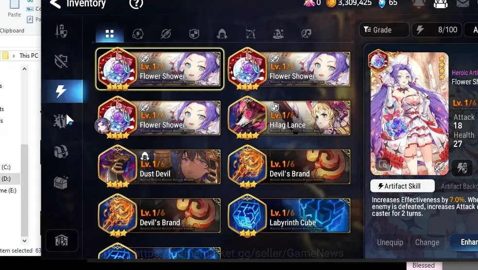 Epic Seven Accounts GLOBAL Unverif|New Era|3 ML(Rhiana & Luciel,CPavel image 17