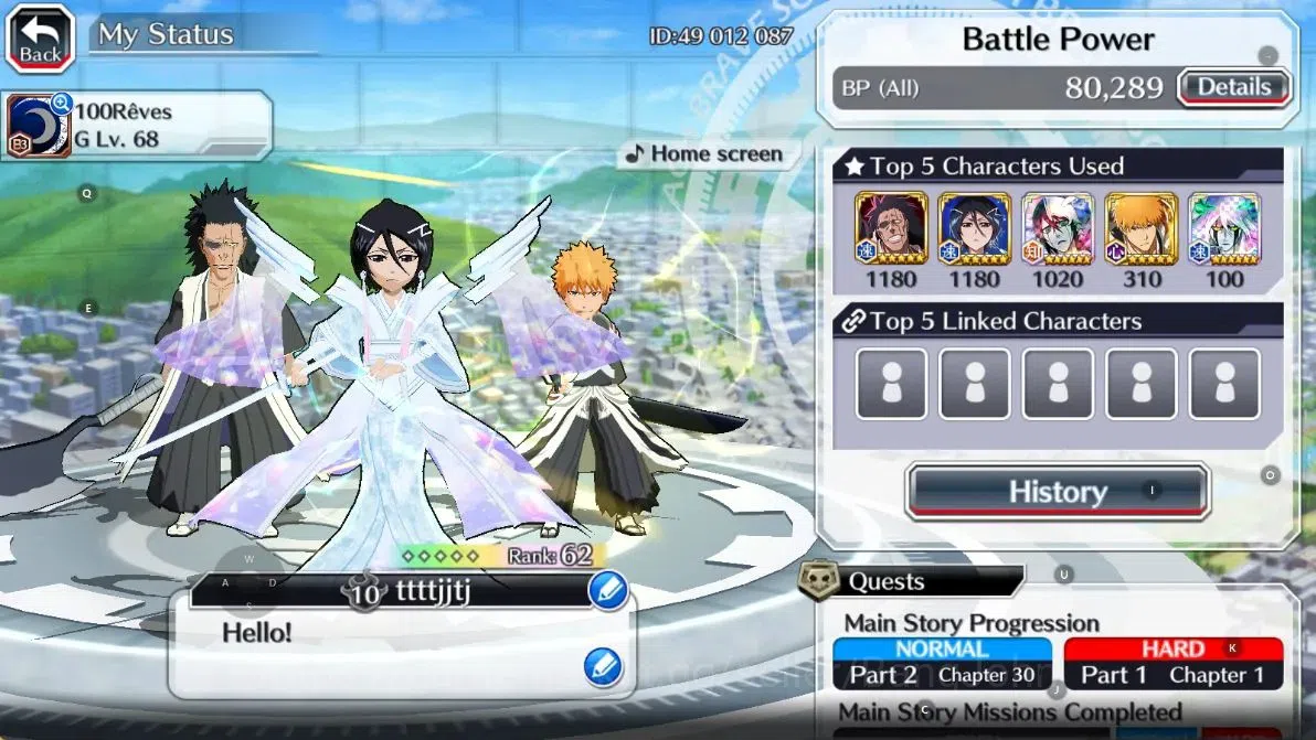 Bleach: Brave Souls Accounts GLOBAL|20k Orb+Fresh All Story|Rukia10ThAnniv, Ich image 3