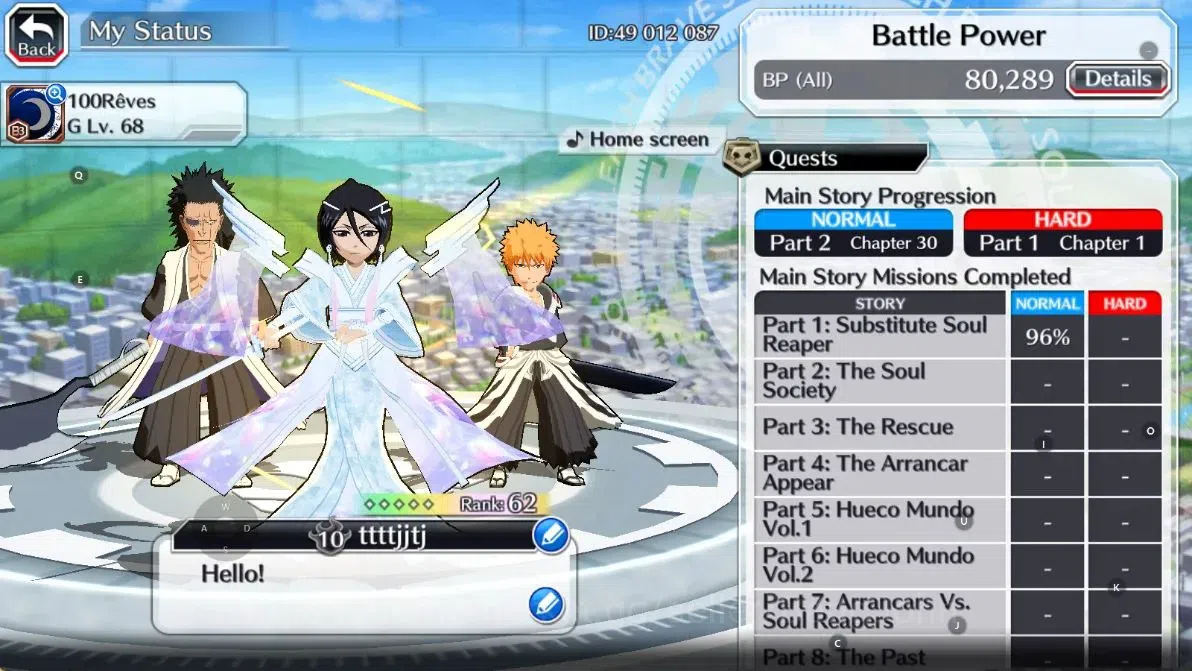 Bleach: Brave Souls Accounts GLOBAL|20k Orb+Fresh All Story|Rukia10ThAnniv, Ich image 4