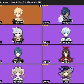 Genshin Impact Accounts Starter Genshin Impact Starter (Asia) | AR 20+ | Dehya + Waster Greatsword | Clean Account #33
