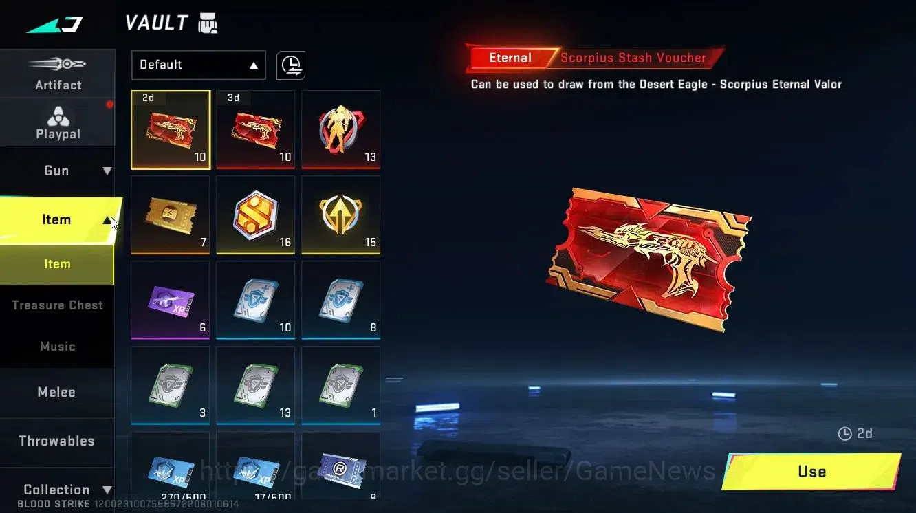 Blood Strike Accounts ASIA|ETERNAL[ZERO-Odashadow,AK47-Overload Lv3,DEag image 17