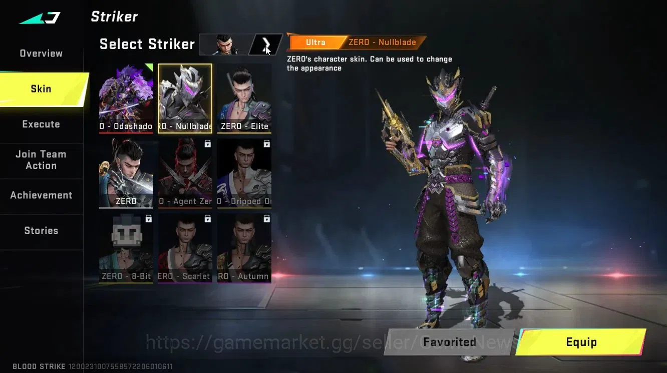 Blood Strike Accounts ASIA|ETERNAL[ZERO-Odashadow,AK47-Overload Lv3,DEag image 3