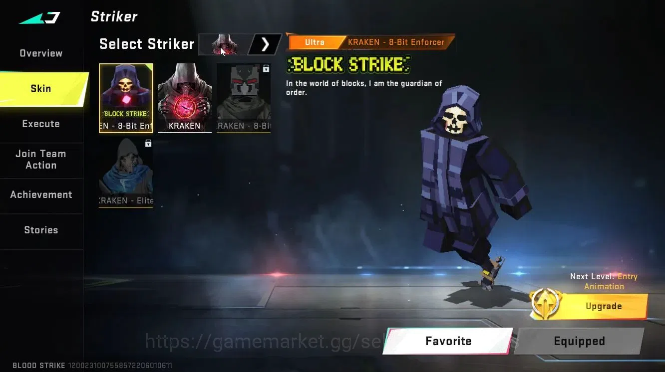 Blood Strike Accounts ASIA|ETERNAL[ZERO-Odashadow,AK47-Overload Lv3,DEag image 6