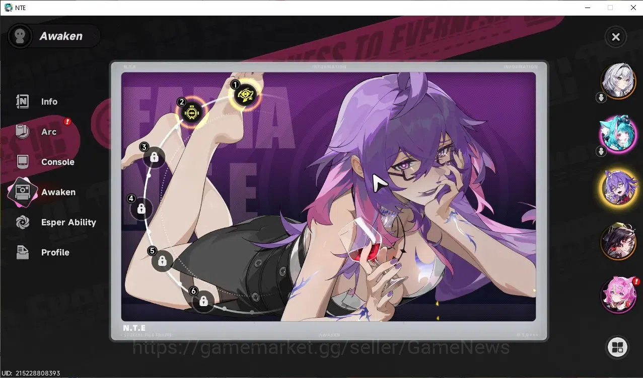Neverness to Everness Accounts GLOBAL Europe |HL 3| 2 SSR Hotori + Signature , Fadia Awk 2 |5 SR|Female MC|Log Email|Take 3