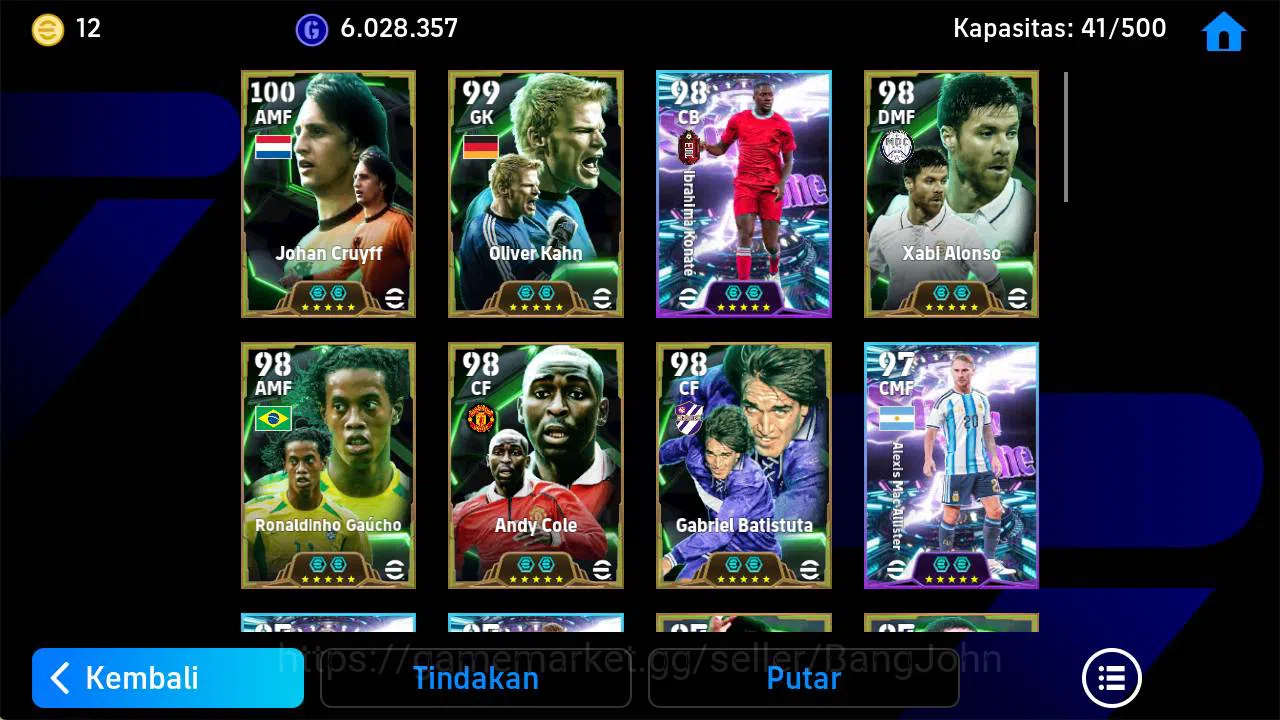 eFootball Accounts Power 3208| Cruyff epic, konate show, Xabi Alonso image 4