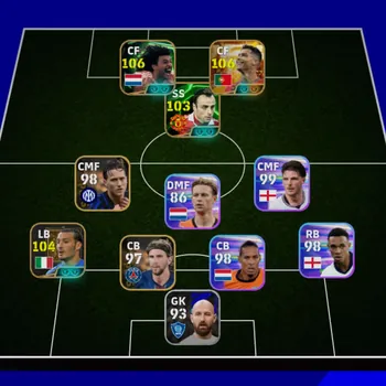 eFootball Accounts Starter Big time ronaldo world cup | Epic Ruud Gullit netherlands 1998 | Epic Zambrotta | collective 3000
