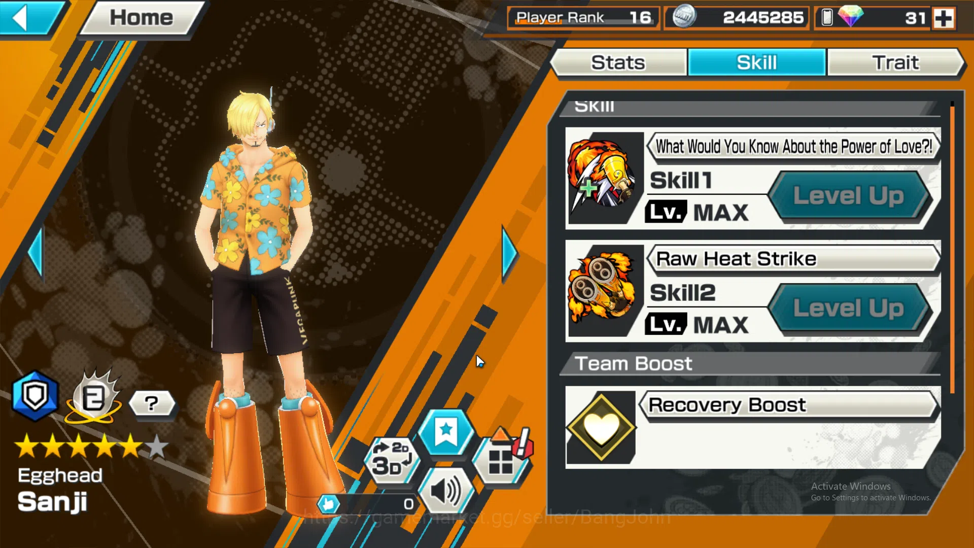 One Piece Bounty Rush Accounts GLOBAL | EX 2 | borsalino, Awakened Rob lucci, egg image 11