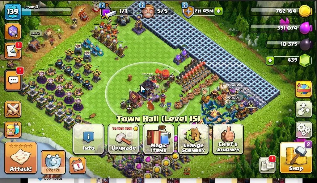 Clash of Clans Accounts |TH 15-BH 9|LV 139|HH 7|Limited Skin|BK 67,AQ 63,G image 1
