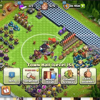 Clash of Clans High-End |TH 15-BH 9|LV 139|HH 7|Limited Skin|BK 67,AQ 63,G image 1