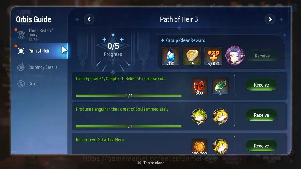 Epic Seven Accounts Mid-Tier ASIA Unverif|7 ML(A Elena, Harsetti,BM Haste, etc), Fenne, etc|Poh+Bles ON|7K Energy + 20k 3