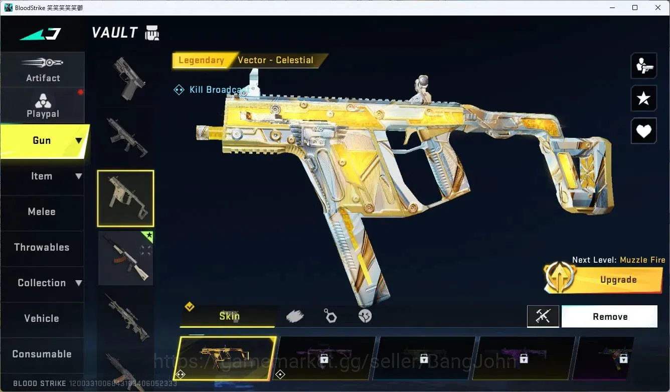 Blood Strike Accounts ASIA|Collab MCX-EVA-OO, 1 Ultra Guns, 1 Legendss G image 3